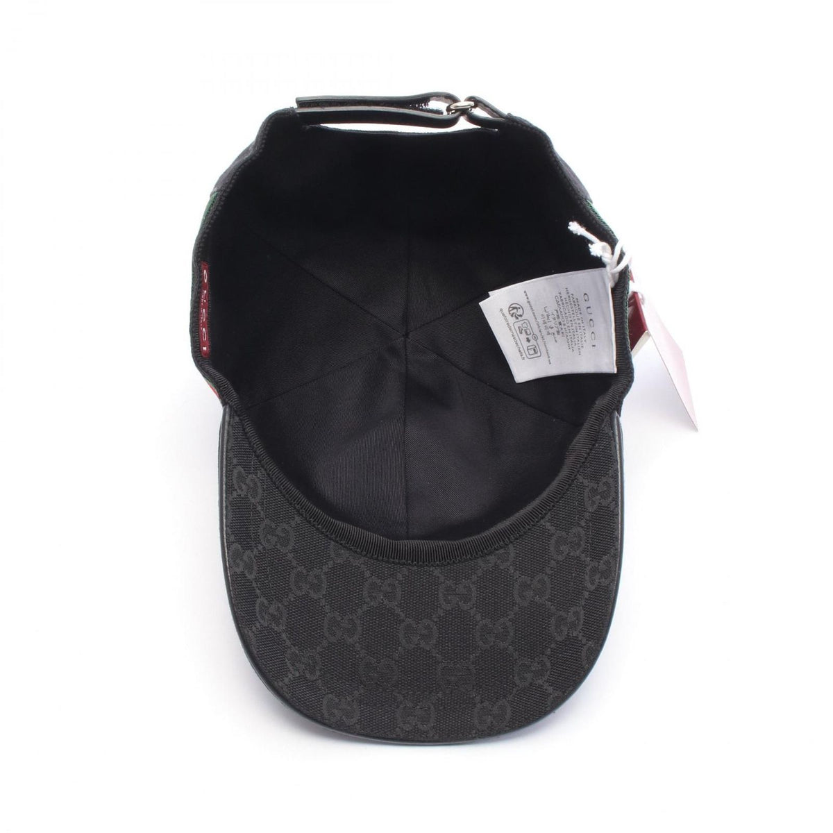 Gucci Cap GG Canvas Web Line Cap Hat — view 3