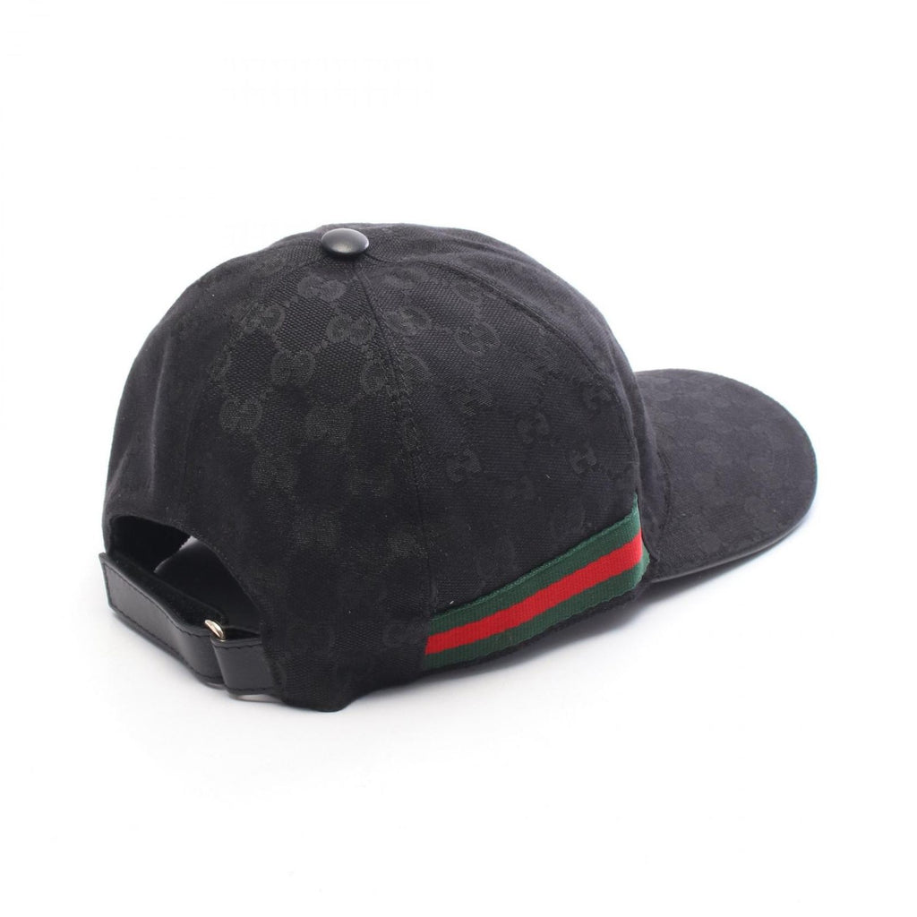 Gucci Cap GG Canvas Web Line Cap Hat — view 2