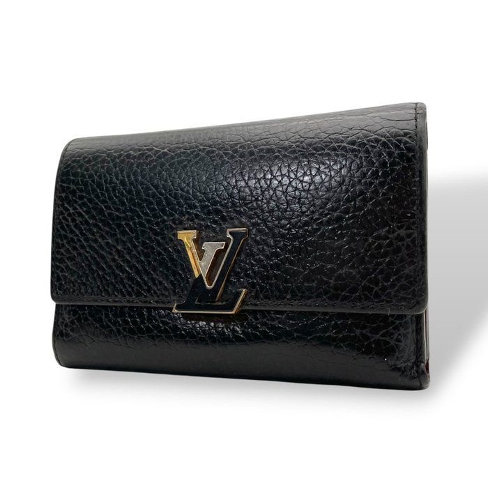 Louis Vuitton Portefeuille Capucines Compact Trifold Wallet Taurillon Leather