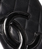 Chanel Wallet Silver Quilted Cambon Line — view 8