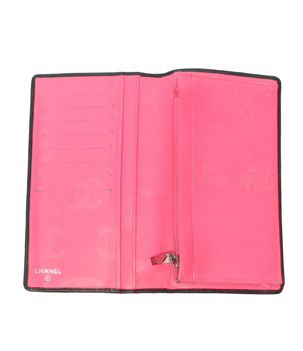 Chanel Wallet Silver Quilted Cambon Line — view 3