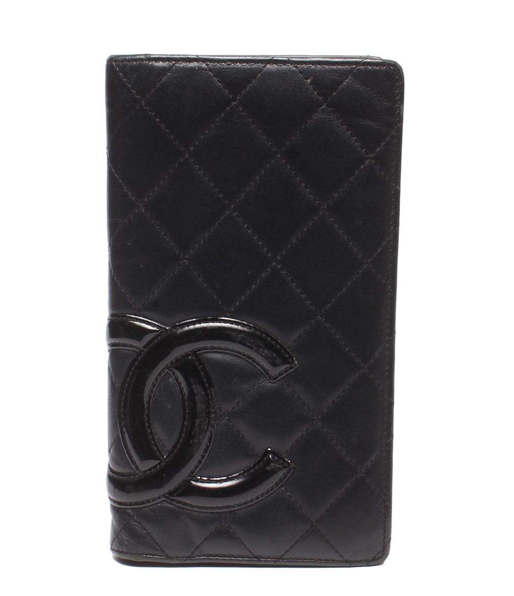 Chanel Wallet Silver Quilted Cambon Line