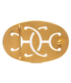 Hermes Buckle Gold Double Shoulder Bag — view 2