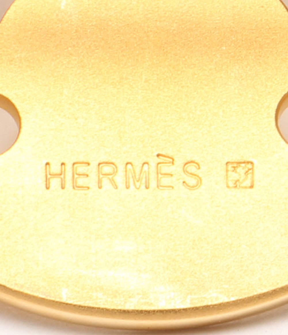Hermes Buckle Gold Double Shoulder Bag — view 4