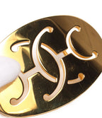 Hermes Buckle Gold Double Shoulder Bag — view 6