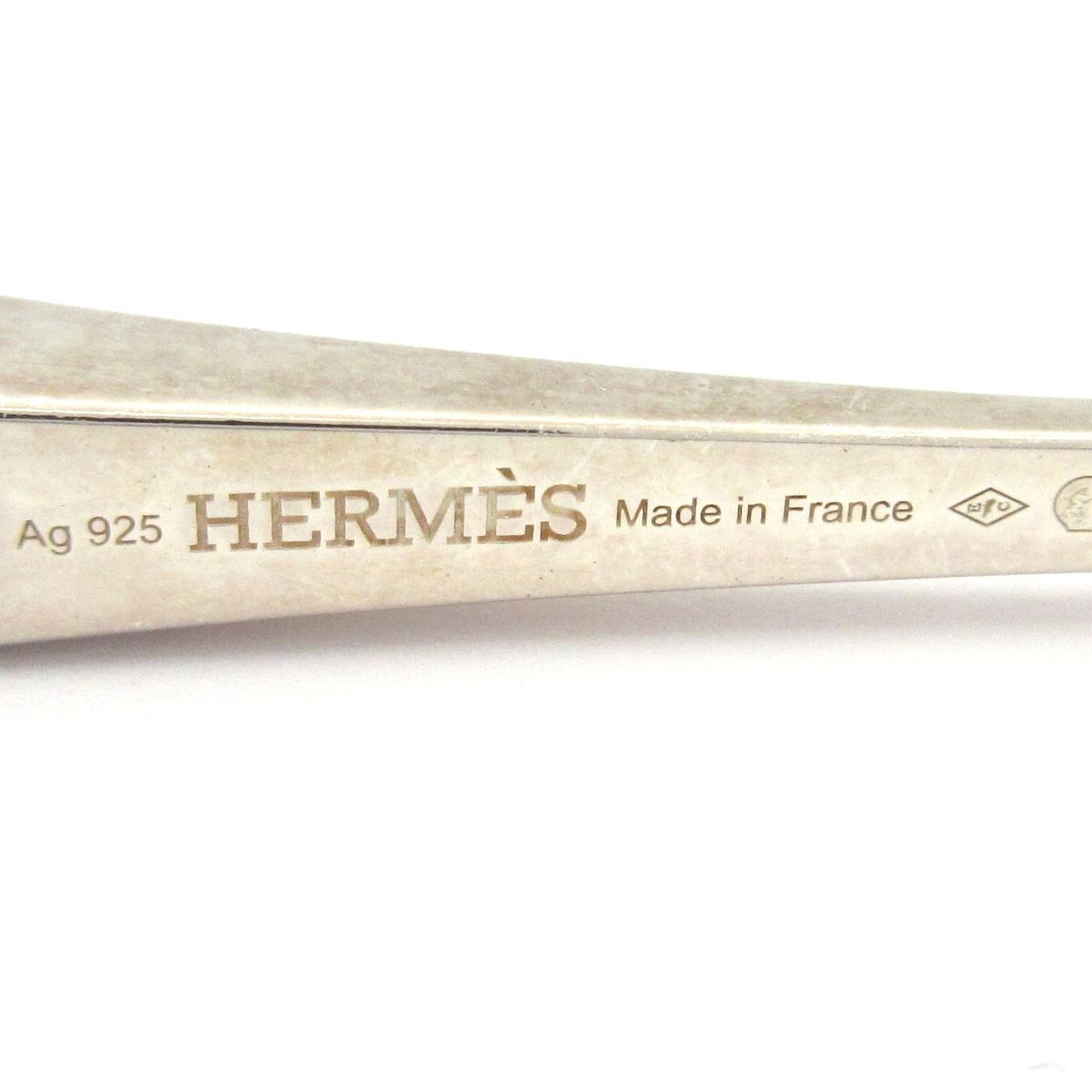 Hermes Necklace Clous de Forges Lariat Silver — view 4