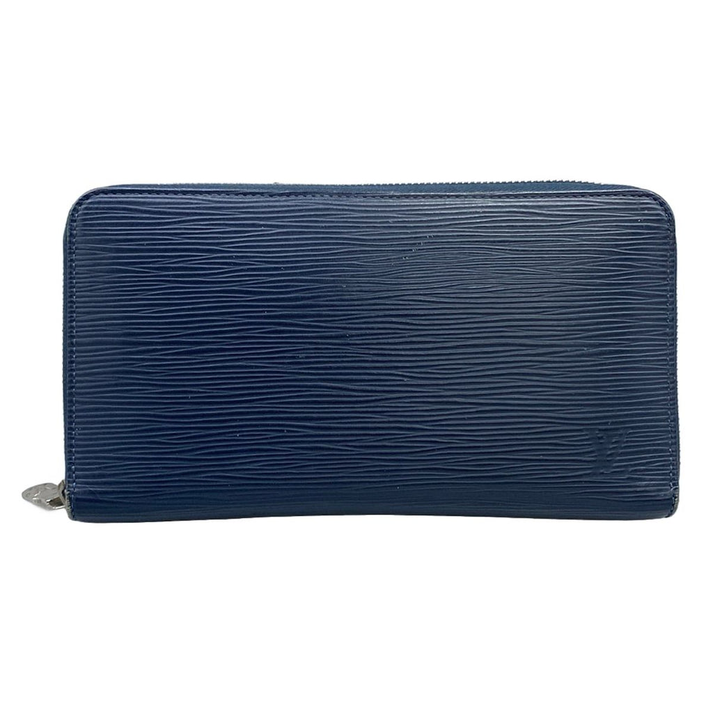 Louis Vuitton Wallet Epi Zippy Organizer NM Navy Leather Cowhide