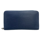 Louis Vuitton Wallet Epi Zippy Organizer NM Navy Leather Cowhide