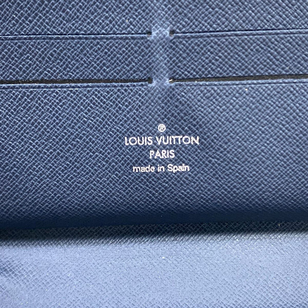 Louis Vuitton Wallet Epi Zippy Organizer NM Navy Leather Cowhide — view 6