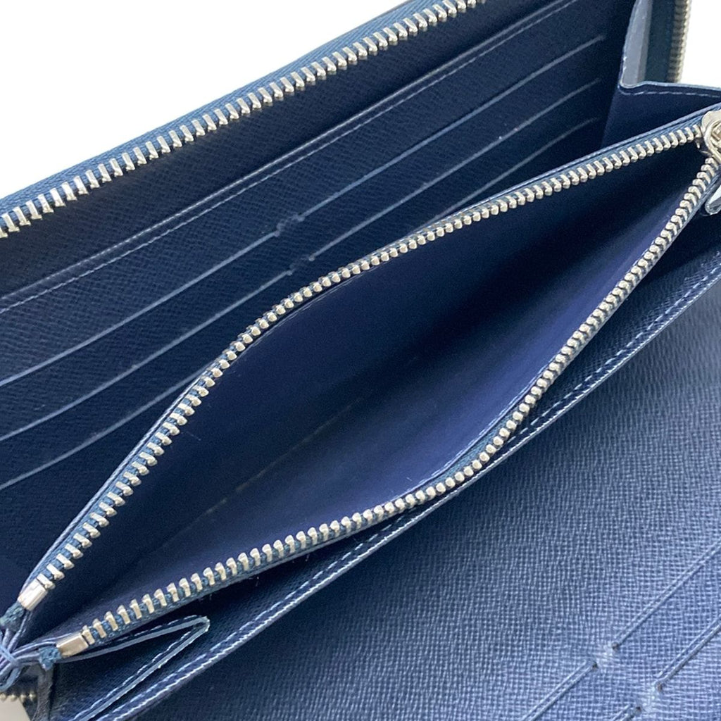 Louis Vuitton Wallet Epi Zippy Organizer NM Navy Leather Cowhide — view 5