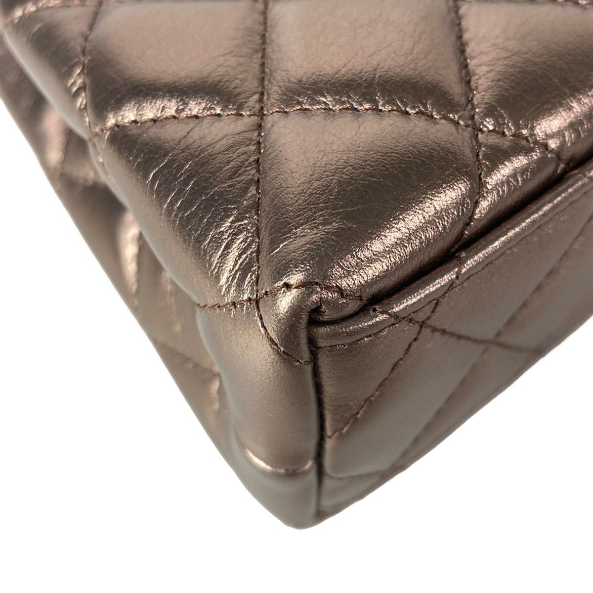 Chanel Shoulder Bag Quilted Mini Shopping Rose Gold — view 6