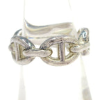 Hermes Ring 49 Chaine D'ancre Enchainee Silver — view 2