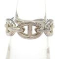 Hermes Ring 49 Chaine D'ancre Enchainee Silver