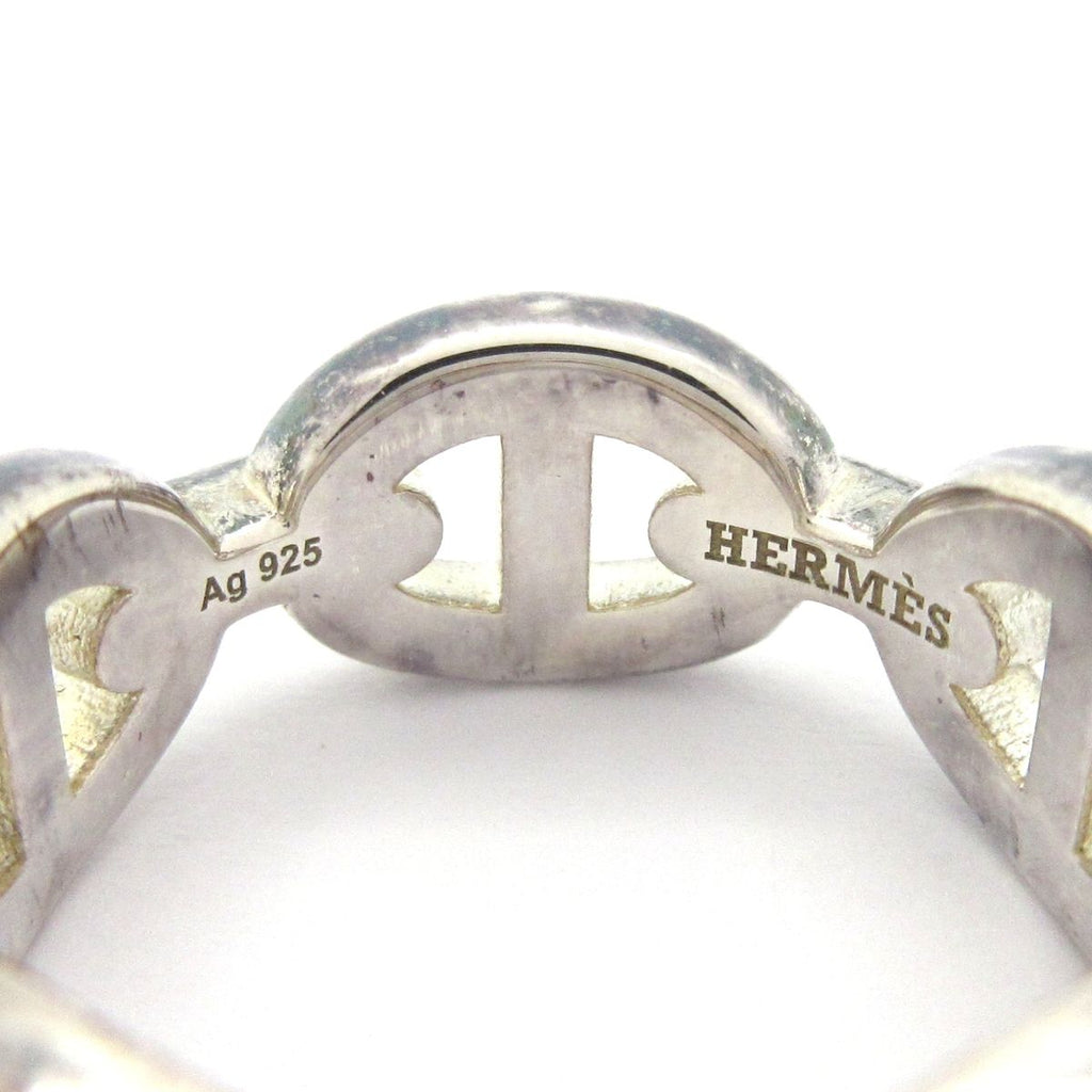 Hermes Ring 49 Chaine D'ancre Enchainee Silver — view 5