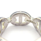 Hermes Ring 49 Chaine D'ancre Enchainee Silver — view 5