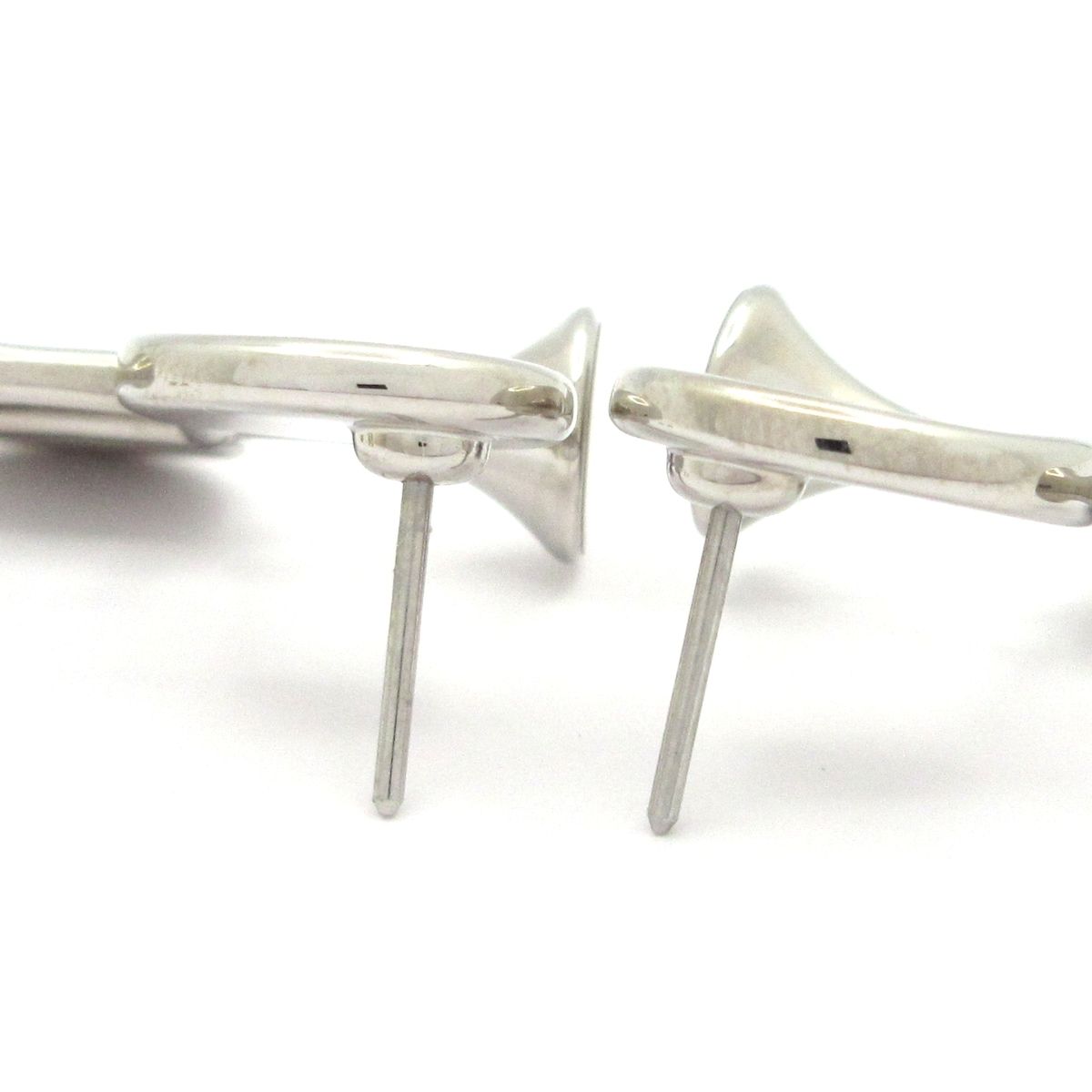 Hermes Earrings Col H Silver — view 4