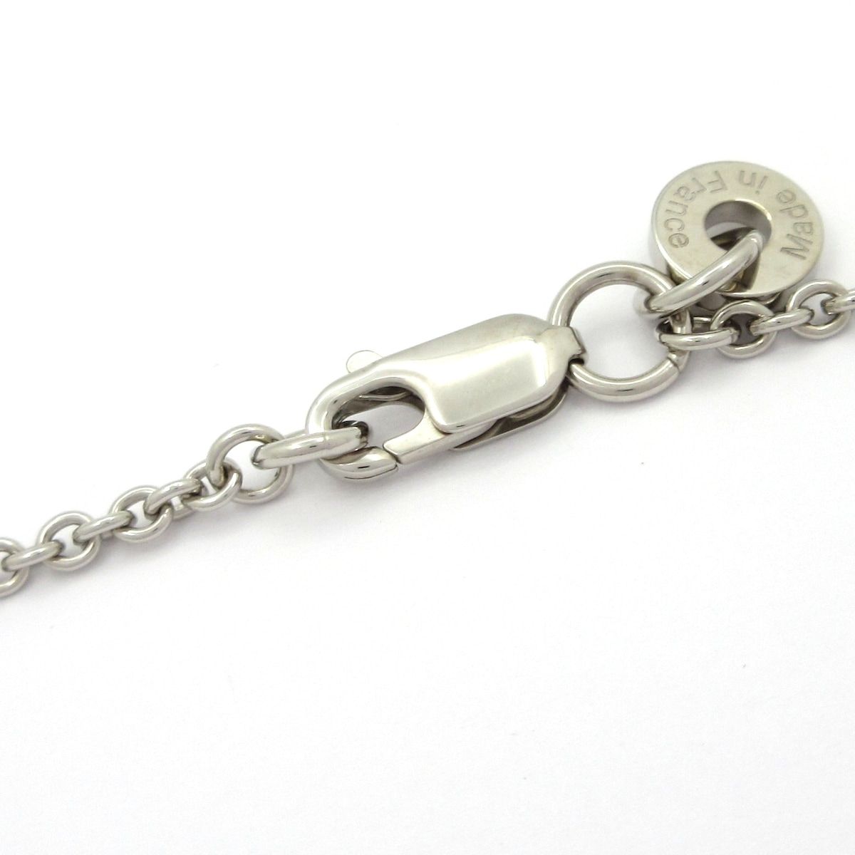 Hermes Necklace Col H Silver Gris Meyer Horn — view 4