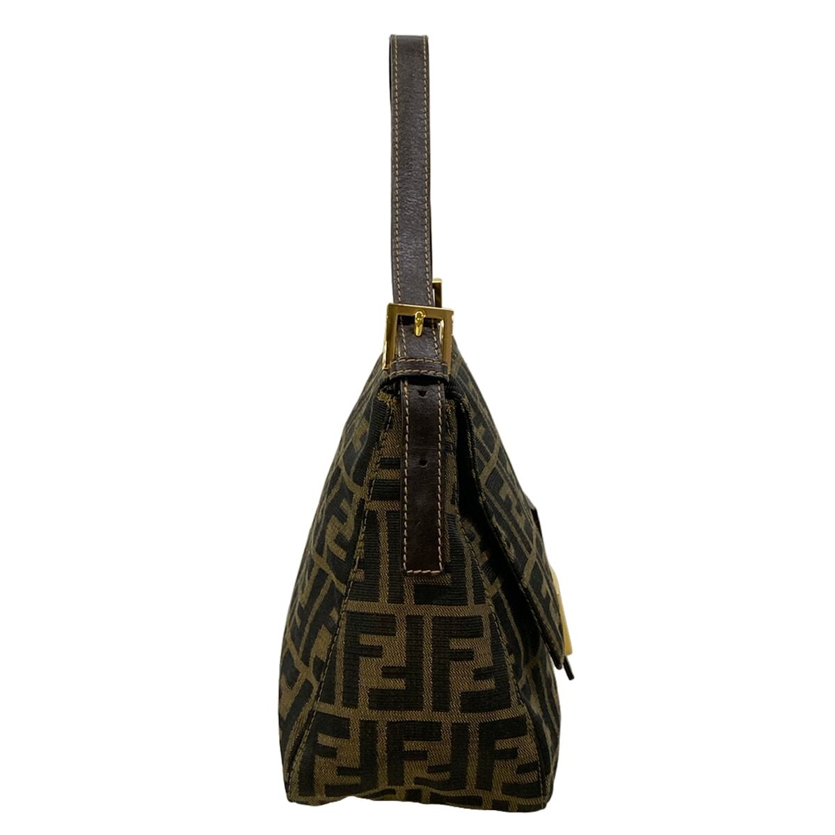 Fendi Handbag Mamma Bucket Brown Dark Leather — view 2