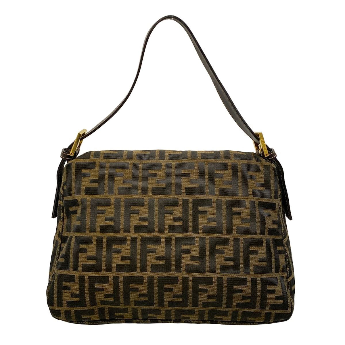 Fendi Handbag Mamma Bucket Brown Dark Leather — view 3