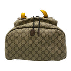 Gucci Backpack Soft GG Supreme Beige Dark Brown Leather — view 5