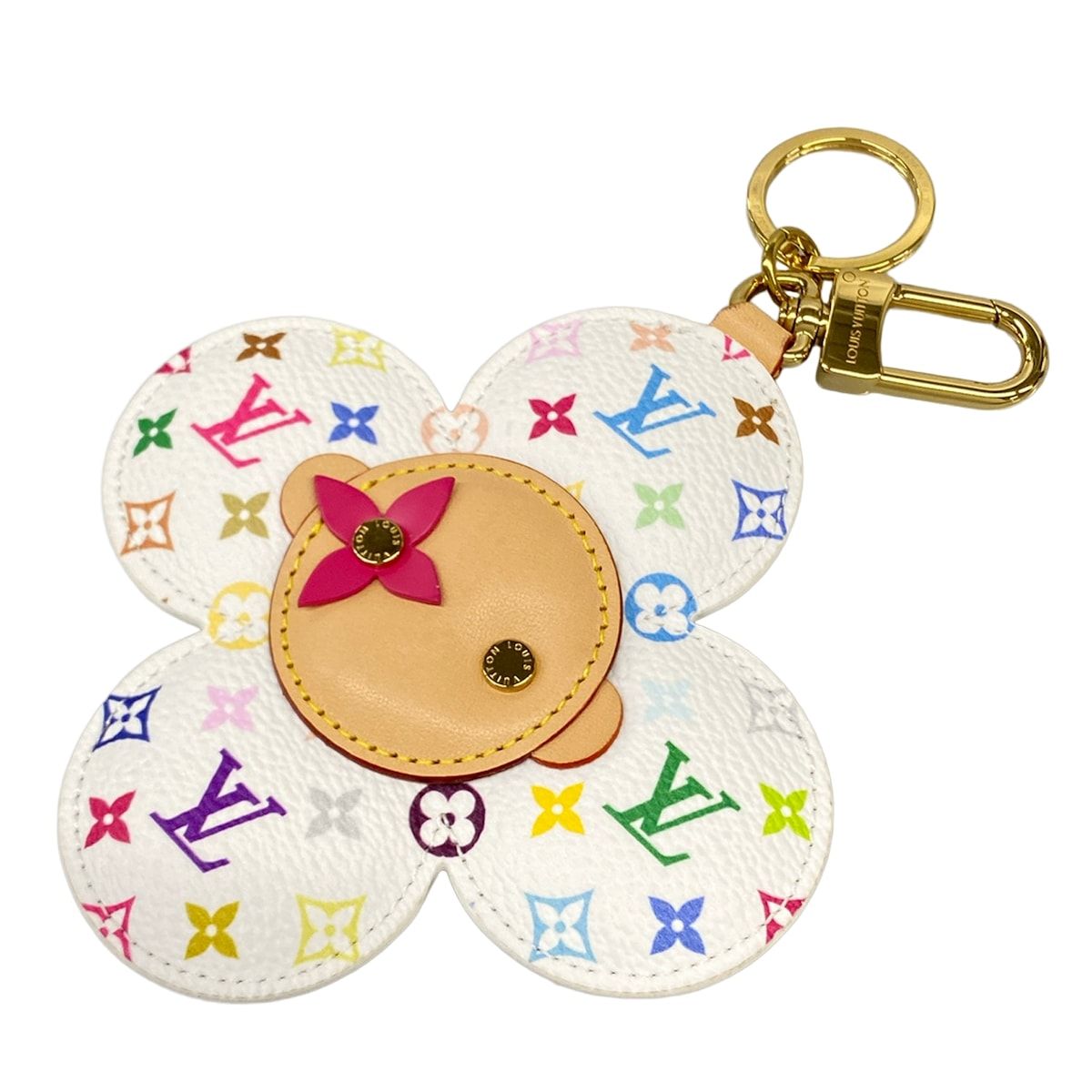 Louis Vuitton Key Holder Vivienne LV x Takashi Murakami Bag Charm Head
