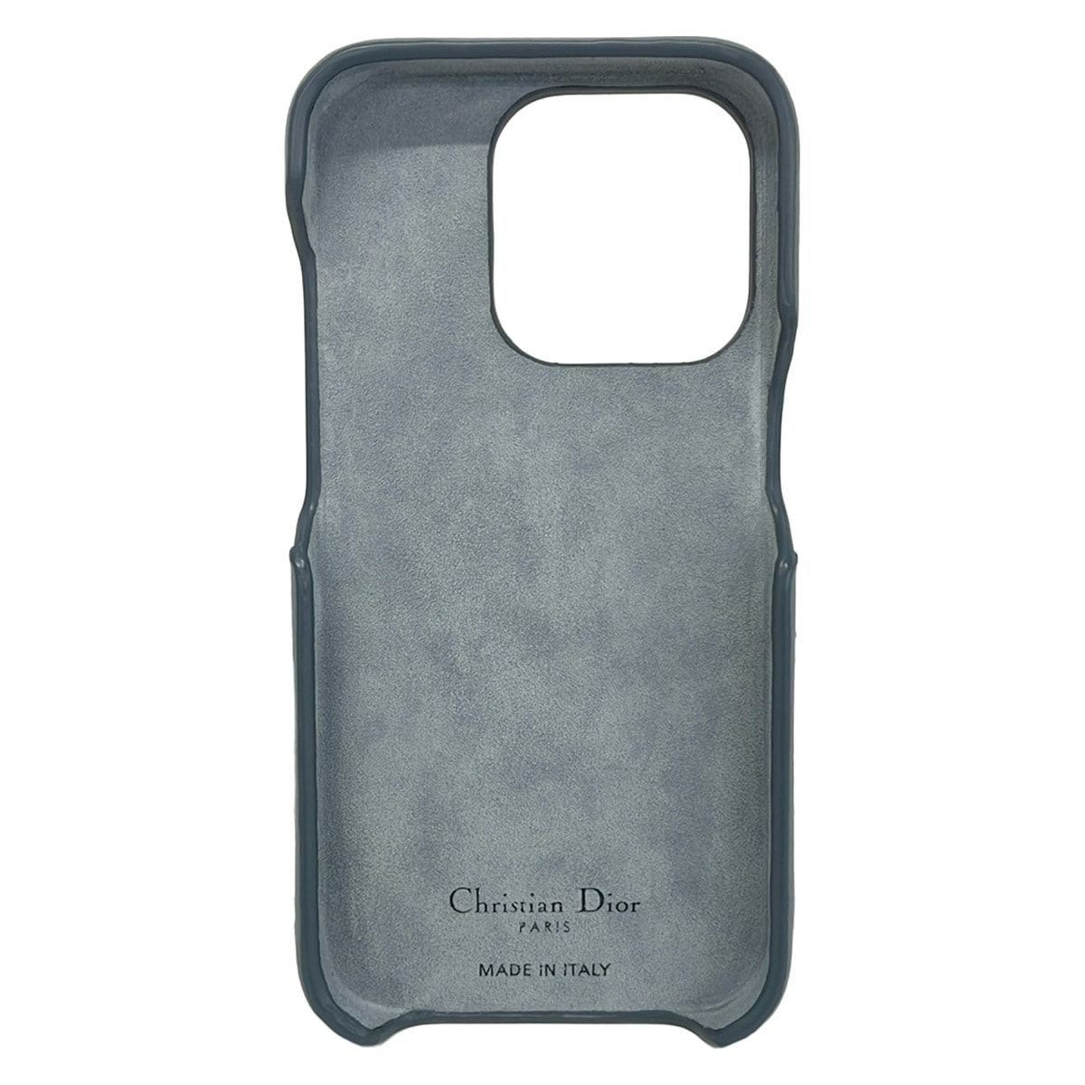 Dior Mobile Phone Case Lady Cannage Stitch Light Blue Lambskin — view 2