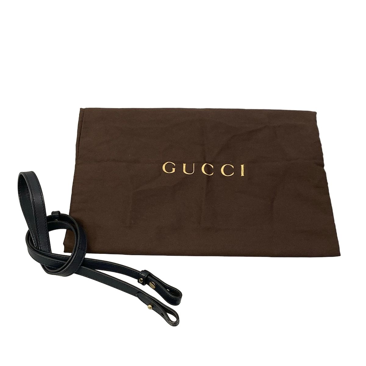 Gucci Handbag Bree Navy Leather — view 8