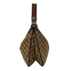 Gucci Shoulder Bag Sherry Beige Dark Brown Leather — view 2