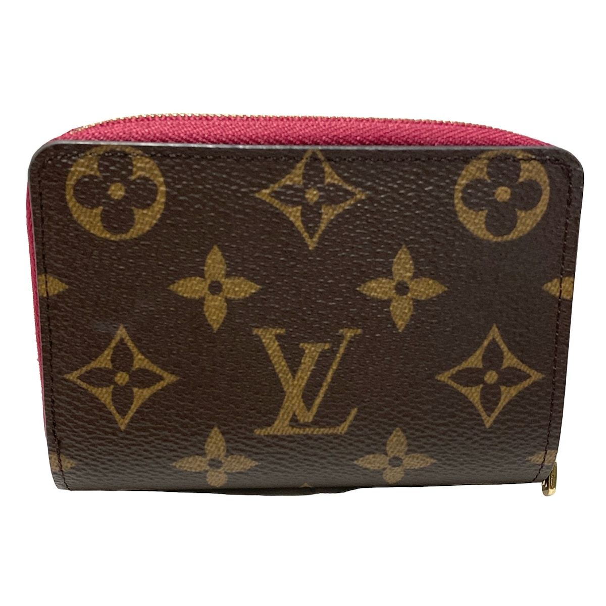 Louis Vuitton Bifold Wallet Monogram Portefeuille Lou Fuchsia