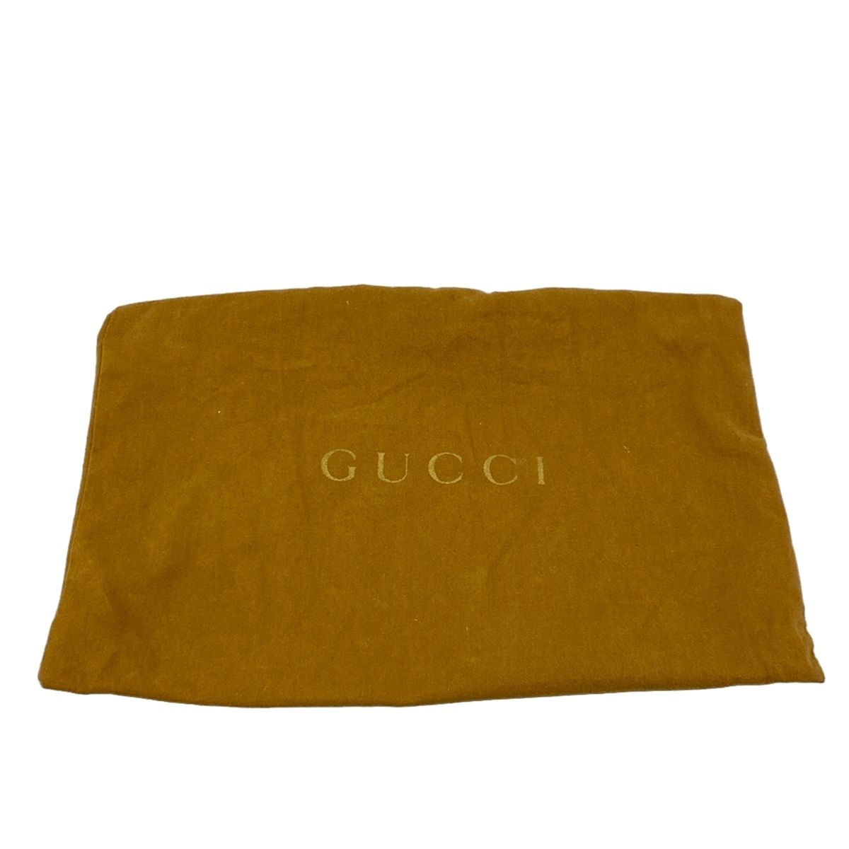 Gucci Handbag GG Pattern Beige Dark Brown Yellow Leather — view 8
