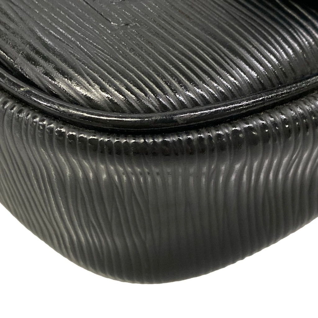 Louis Vuitton Shoulder Bag Epi Pochette Montaigne Noir Leather — view 6