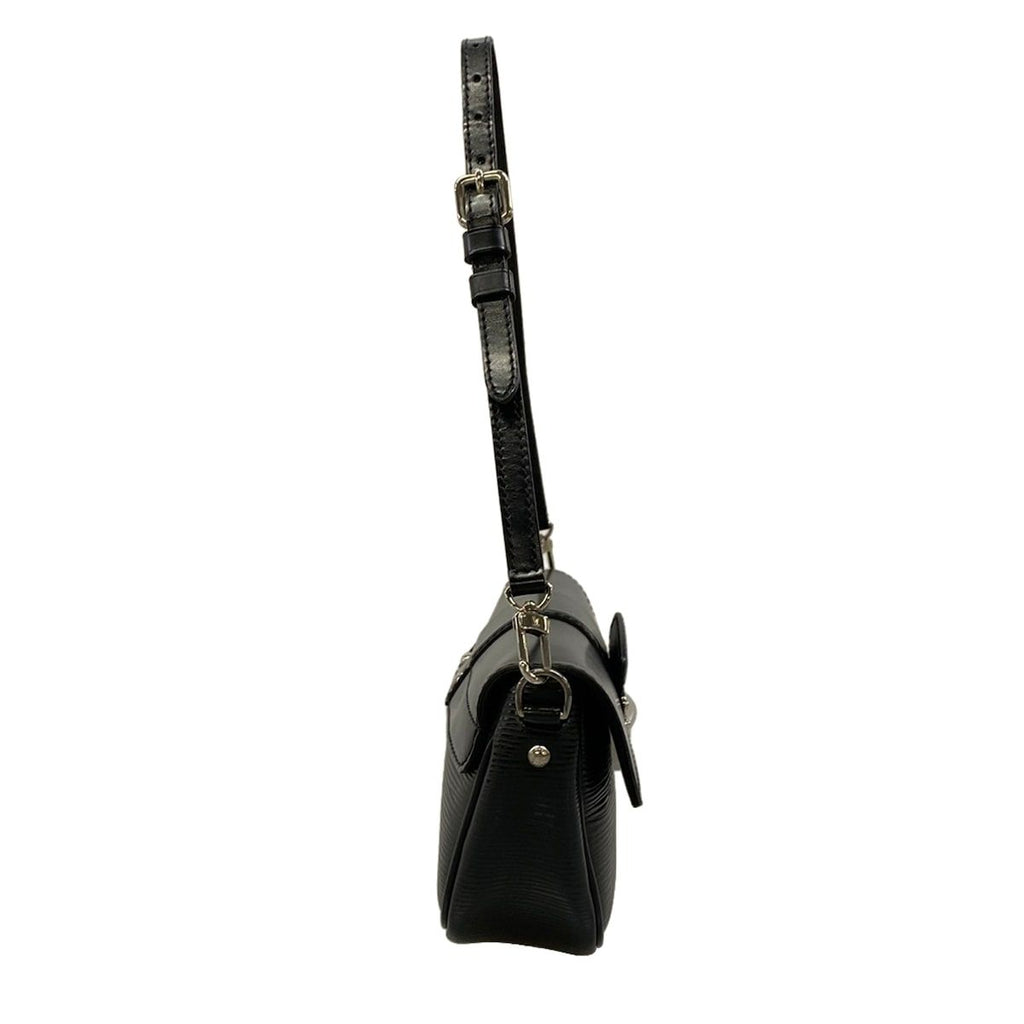 Louis Vuitton Shoulder Bag Epi Pochette Montaigne Noir Leather — view 2