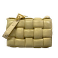 Bottega Veneta Shoulder Bag Padded Cassette Beige Leather