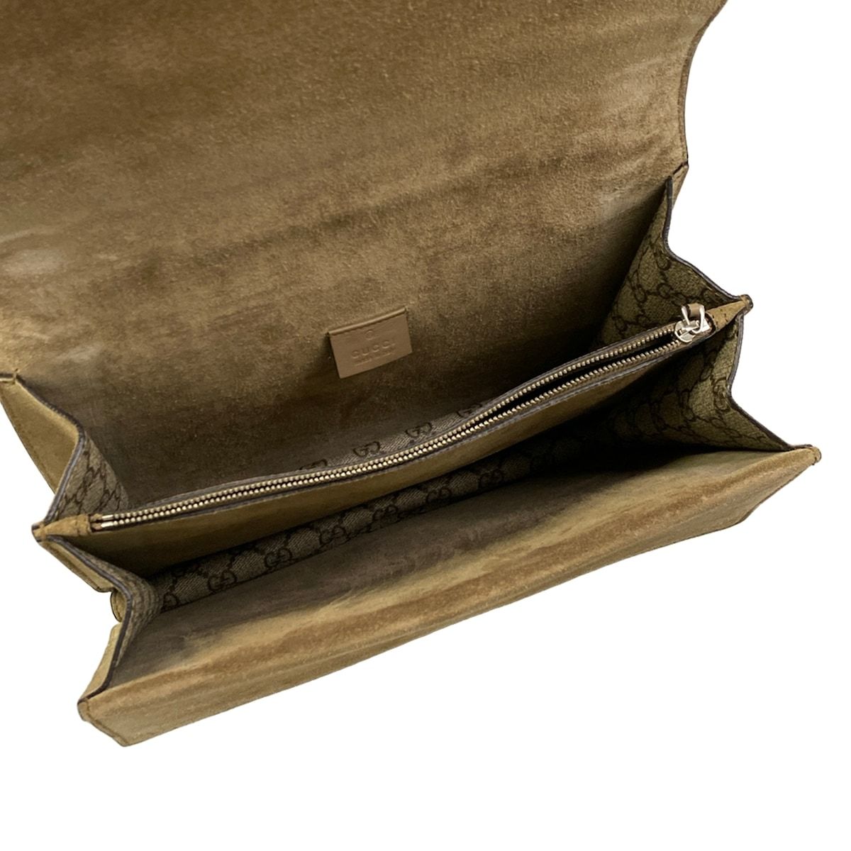Gucci Shoulder Bag Dionysus Beige Dark Brown — view 7