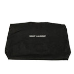 Saint Laurent Paris Shoulder Bag Camp Khaki Black Leather — view 8