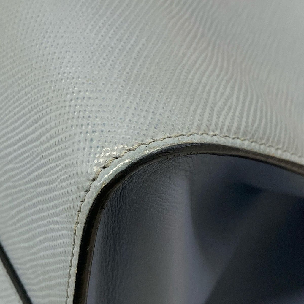 Prada Tote Bag Light Blue Leather — view 6