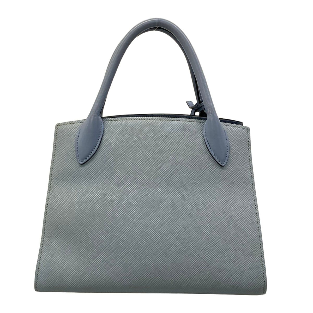 Prada Tote Bag Light Blue Leather — view 3