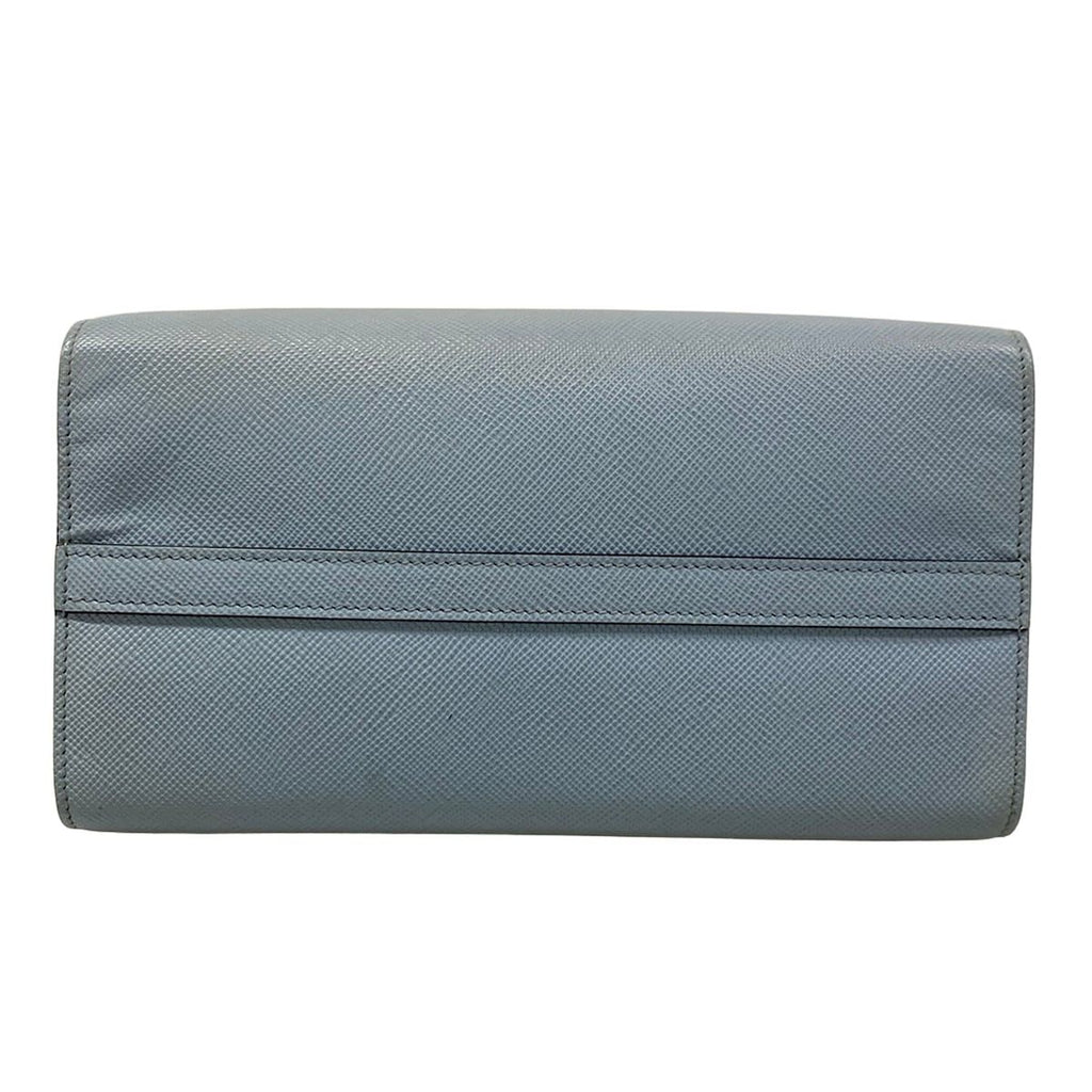 Prada Tote Bag Light Blue Leather — view 5