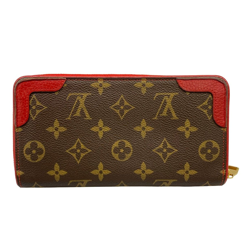 Louis Vuitton Wallet Monogram Zippy Retiro Cerise Leather — view 2