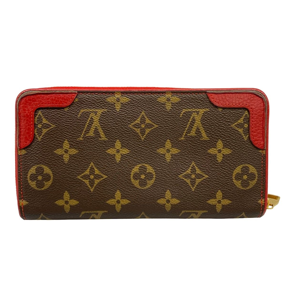 Louis Vuitton Wallet Monogram Zippy Retiro Cerise Leather — view 2