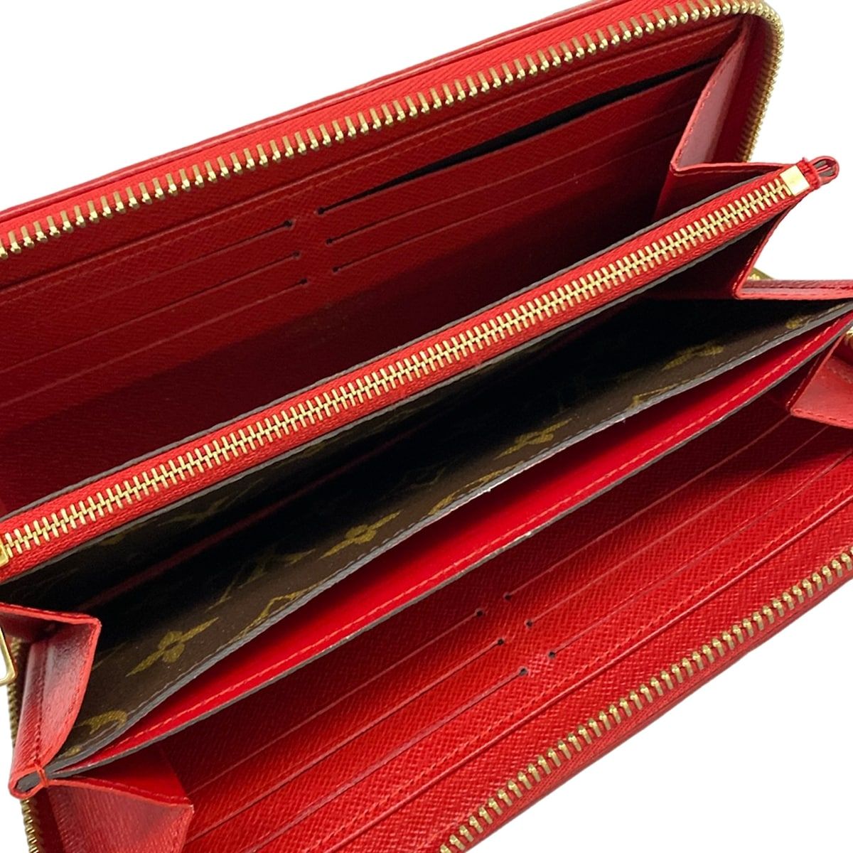 Louis Vuitton Wallet Monogram Zippy Retiro Cerise Leather — view 3