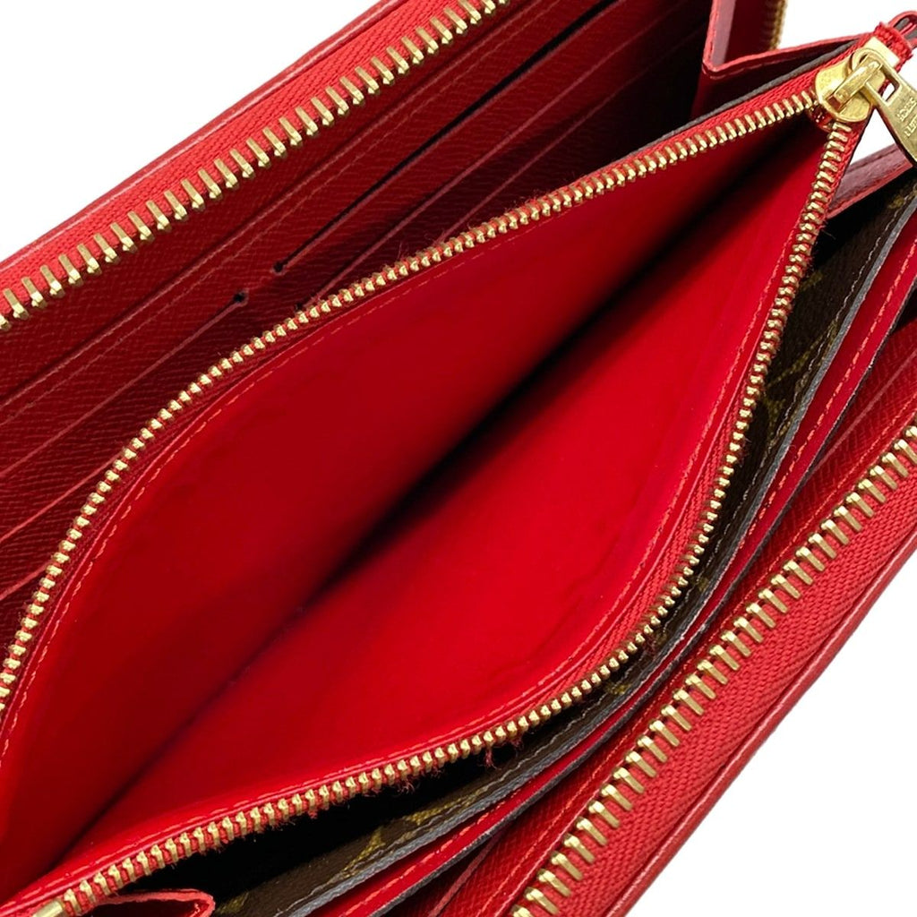 Louis Vuitton Wallet Monogram Zippy Retiro Cerise Leather — view 4