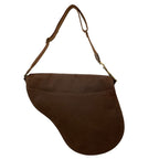 Dior Shoulder Bag Saddle Brown Leather — view 3