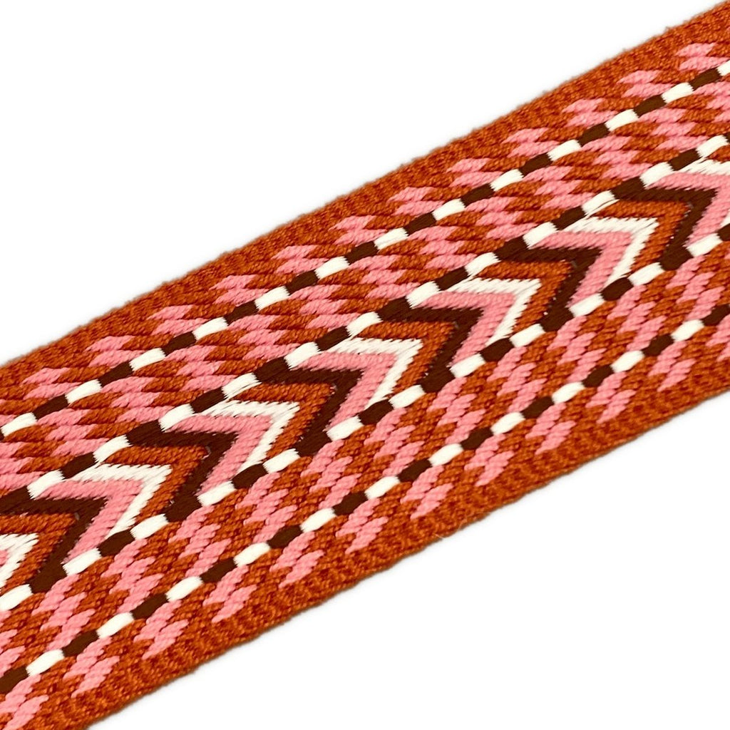 Hermes Shoulder Strap Bandouliere Sangre Allegro 50 Rose Confetti Gold Blanc — view 5