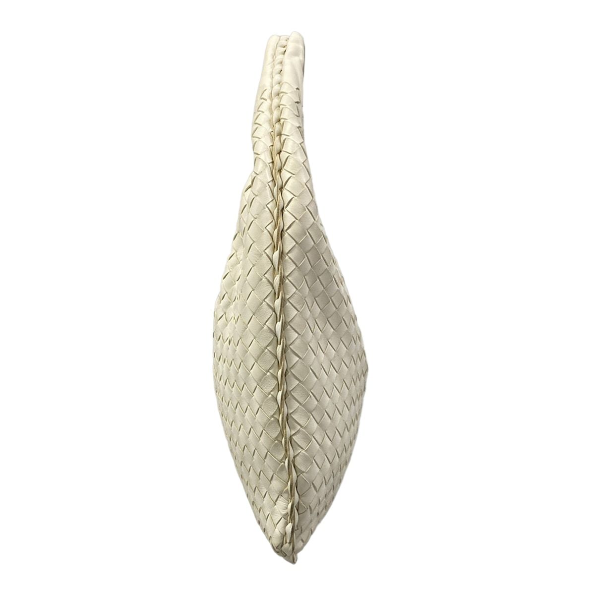 Bottega Veneta Shoulder Bag Intrecciato White Leather — view 2