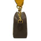 Gucci Shoulder Bag Ophidia Small Beige Dark Brown Leather — view 4