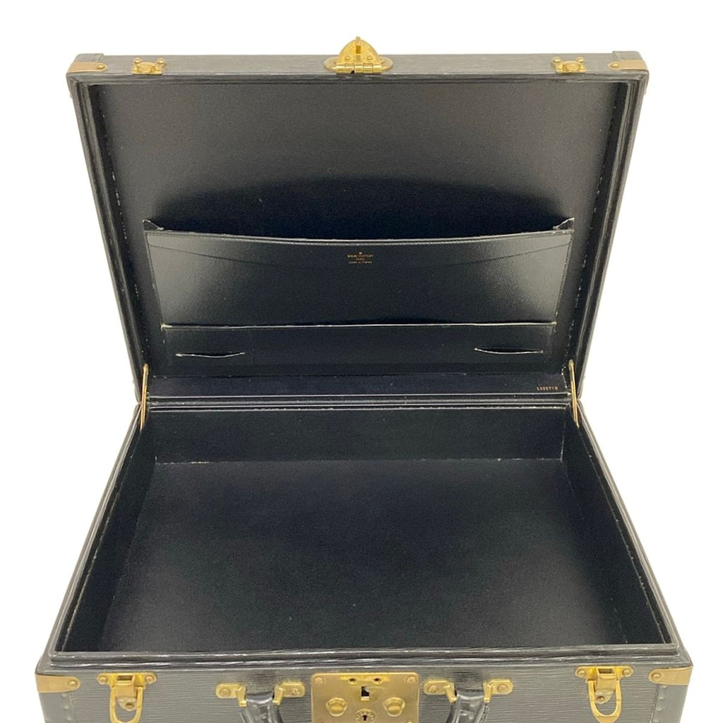 Louis Vuitton Attache Case Epi President Noir Leather Handbag — view 7