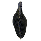 Bottega Veneta Shoulder Bag Intrecciato Navy Leather — view 2