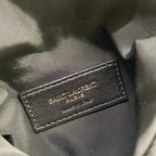 Saint Laurent Paris Pouch Cassandra Black Envelope — view 5