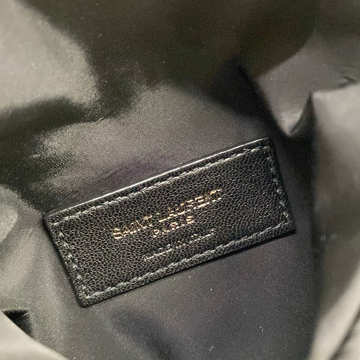 Saint Laurent Paris Pouch Cassandra Black Envelope — view 5